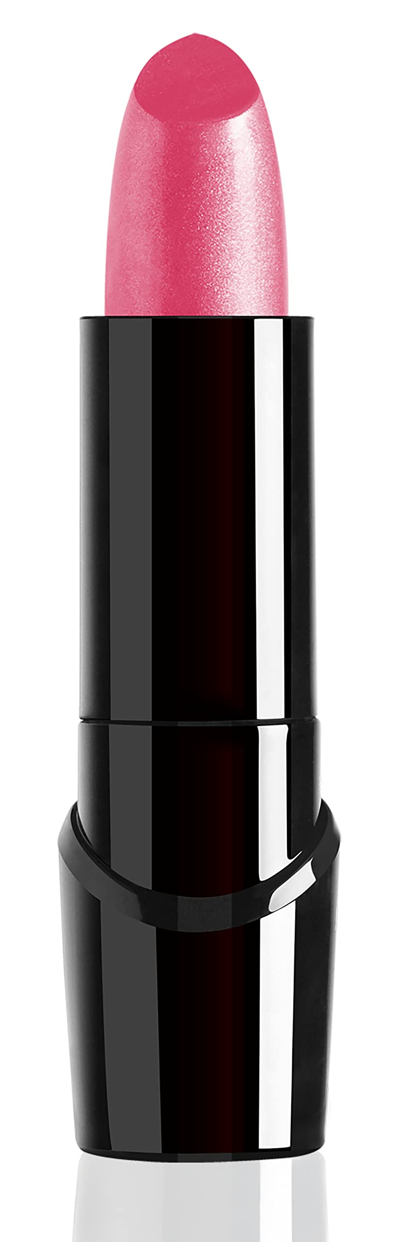 wet n wild Silk Finish Lipstick, Hydrating Rich Buildable Lip Color, Formulated with Vitamins A,E, & Macadamia for Ultimate Hydration, Cruelty-Free & Vegan - Pink Ice (Carded) wet n wild