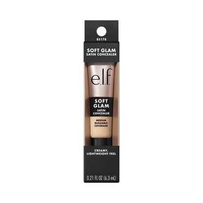e.l.f. Soft Glam Satin Concealer, Medium Coverage, 13 Fair Neutral e.l.f.