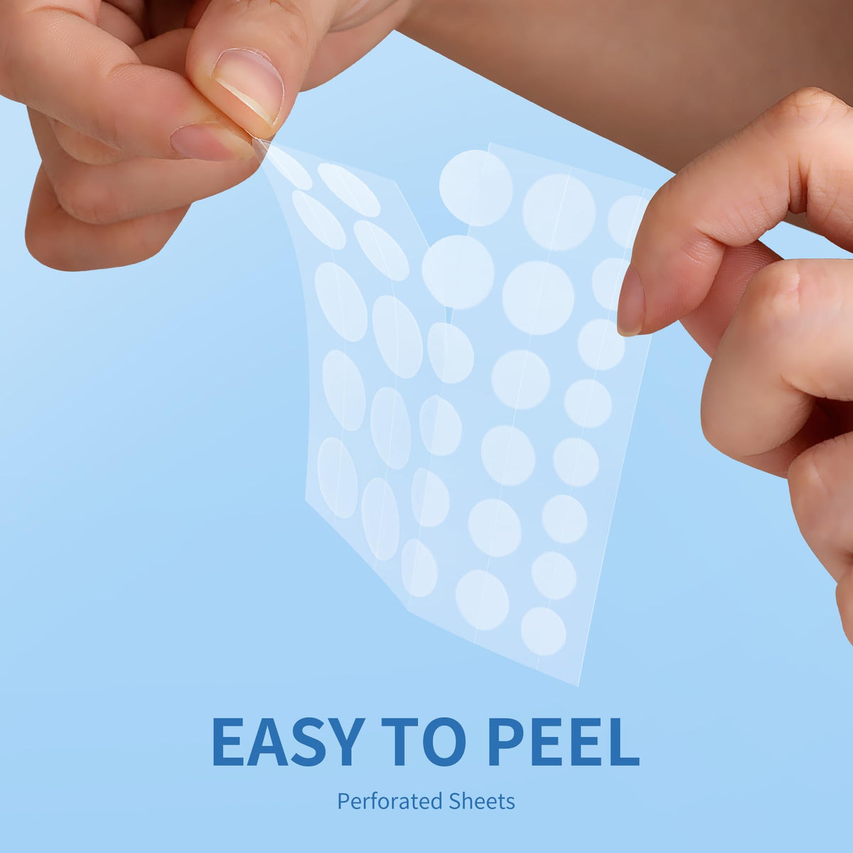 Daolyo Pimple Patches for Face, 4 Size 300 Counts Hydrocolloid Acne Patches Daolyo