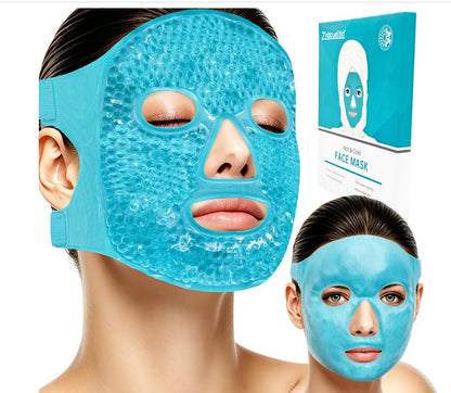 ZNÖCUETÖD Cold Face Ice Mask Facial Ice Pack, Hot Cold Compress for Face ZNÖCUETÖD