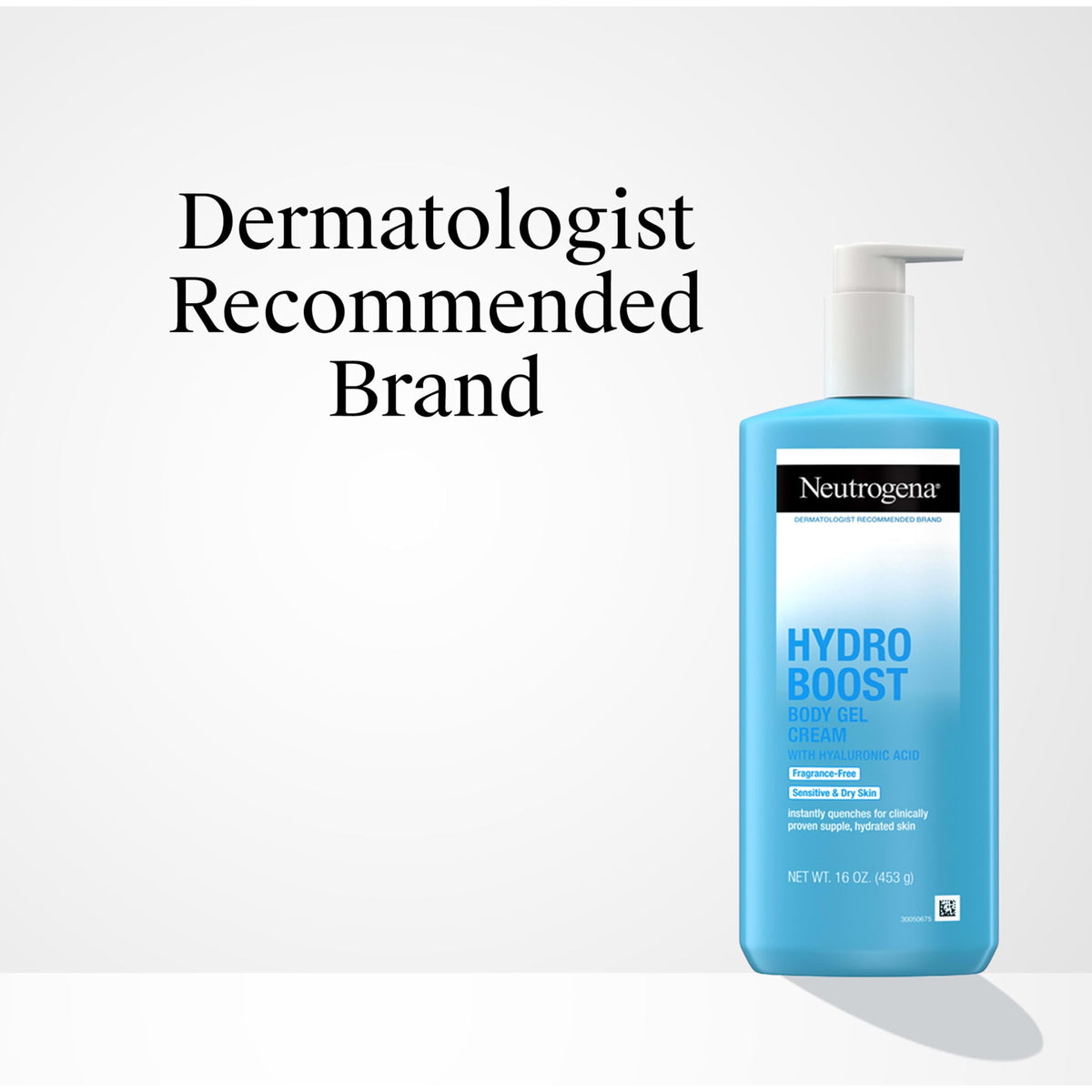 Neutrogena Hydro Boost Body Lotion Gel Cream Fragrance-Free 16 fl. oz Neutrogena