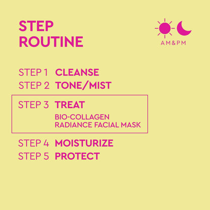 BYOMA Bio-Collagen Radiance Facial Mask - Transformative Liquid Sheet Mask for Glass Skin - Instant radiance, Visibly Improved Elasticity BYOMA