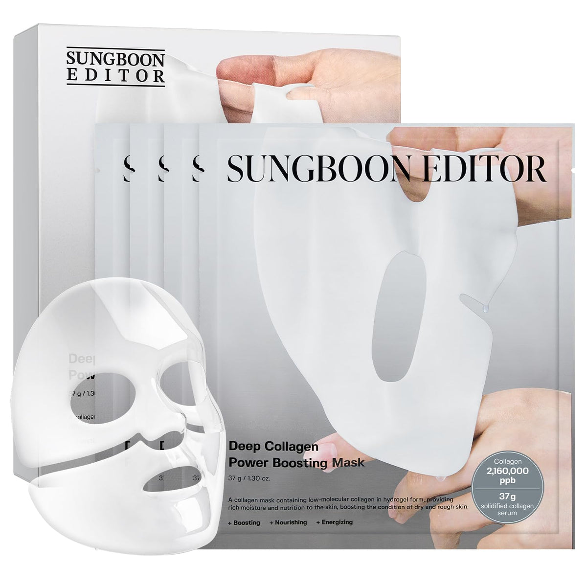 SUNGBOON EDITOR Deep Collagen Overnight Mask, Hydrating, Wrinkle care, 4ea SUNGBOON EDITOR