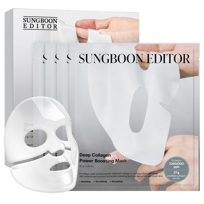 SUNGBOON EDITOR Deep Collagen Overnight Mask, Hydrating, Wrinkle care, 4ea SUNGBOON EDITOR