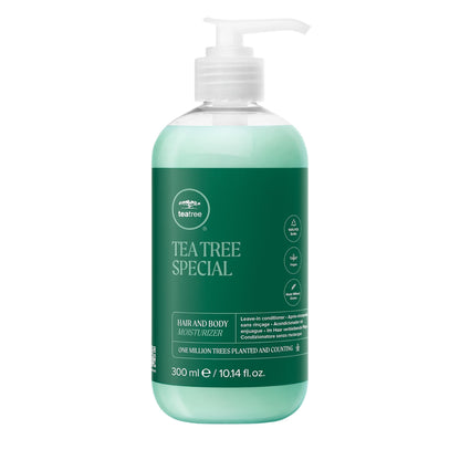 Tea Tree Hair and Body Moisturizer Leave-In Conditioner, Body Lotion, After-Shave Cream, For All Hair + Skin Types, 10.14 fl. oz. Tea Tree