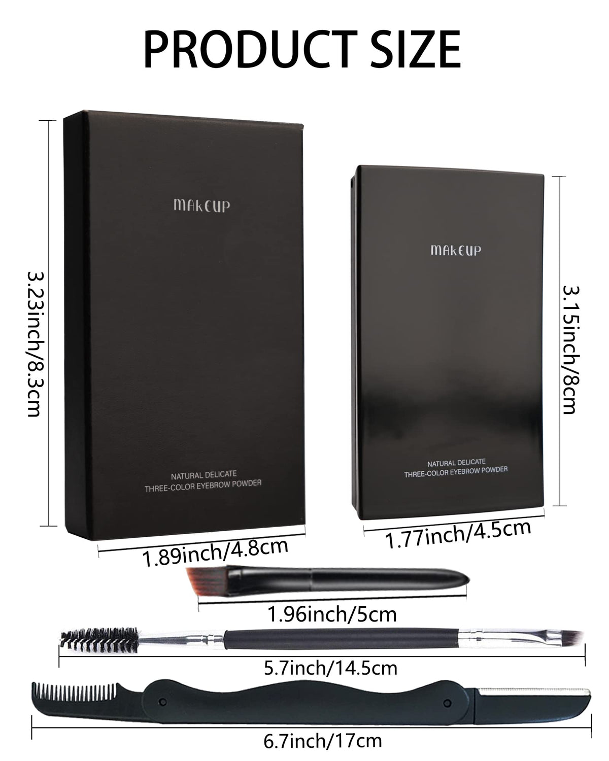 Eyebrow Powder Kit,Waterproof Eye Brow Tinting Filler Palette Set for Women LYSdefeu