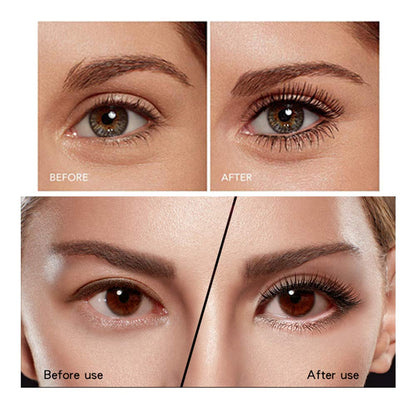 4D Silk Fiber Lash mascara, Waterproof Mascara Black Volume and Length, Natural Lengthening and Thick, Smudge-Proof,No Clumping, Instantly Create The Look of Lash Extensions, All Day Full, 2 Pack Mcukv