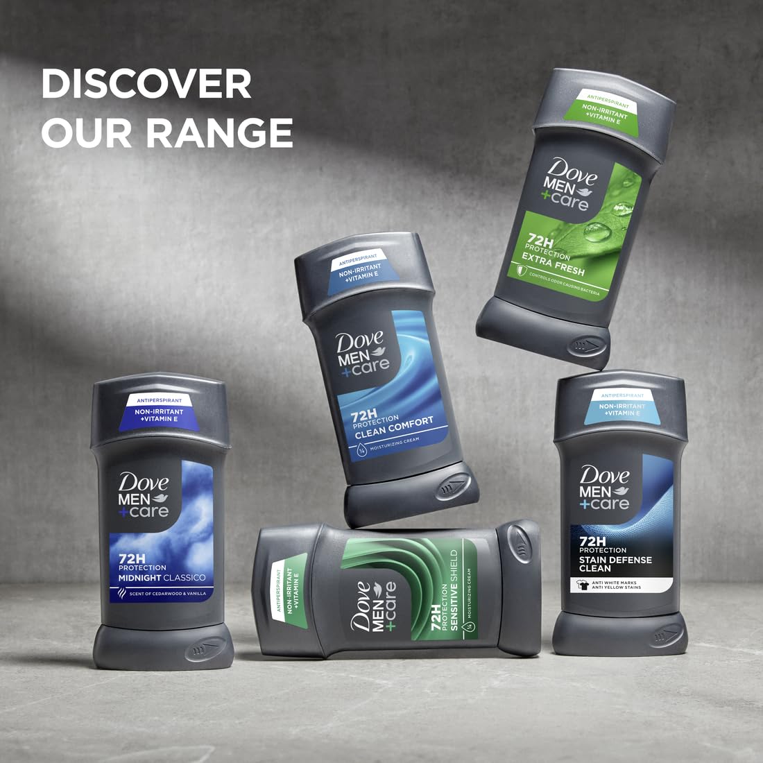 DOVE MEN + CARE Antiperspirant Deodorant Stick Clean Comfort Twin Pack 72-Hour Sweat & Odor Protection Antiperspirant for Men With 1/4 Moisturizing Cream 2.7 oz Gsupps Australia
