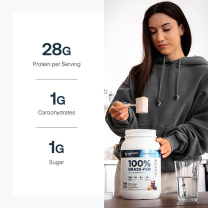 Transparent Labs Grass-Fed Whey Protein Isolate (30 Servings, French Vanilla) & Creatine HMB (30 Servings, Tropical Punch)