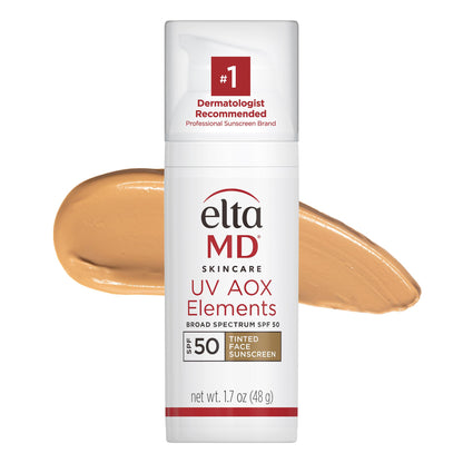 EltaMD UV AOX Elements 100% Mineral Tinted Face Sunscreen SPF 50, 1.7 oz EltaMD