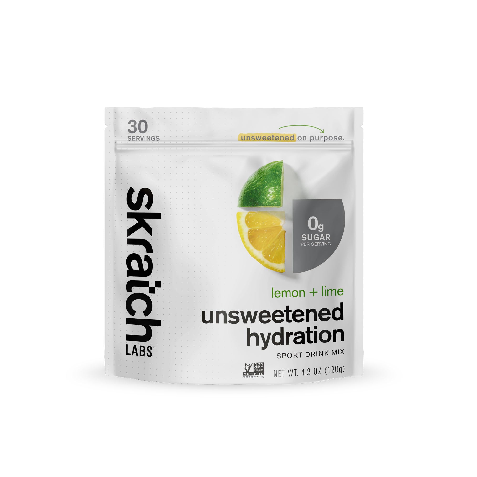 Skratch Labs Unsweetened Hydration Sport Drink Mix | Sugar Free | Electrolytes Booster | Lemon + Lime - 30 Servings | Non-GMO Skratch Labs buy australia supplements