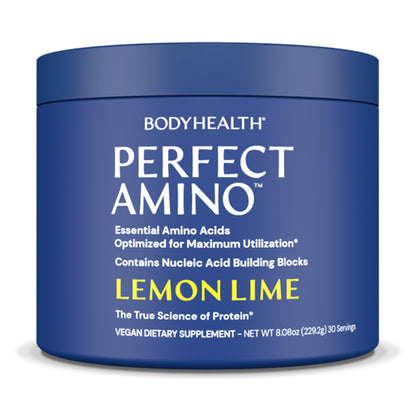 BodyHealth PerfectAmino Powder - EAA Powder for Pre and Post Workout - Amino Acid Energy Drink for Men and Women to Support Lean Muscle and Recovery - BodyHealth