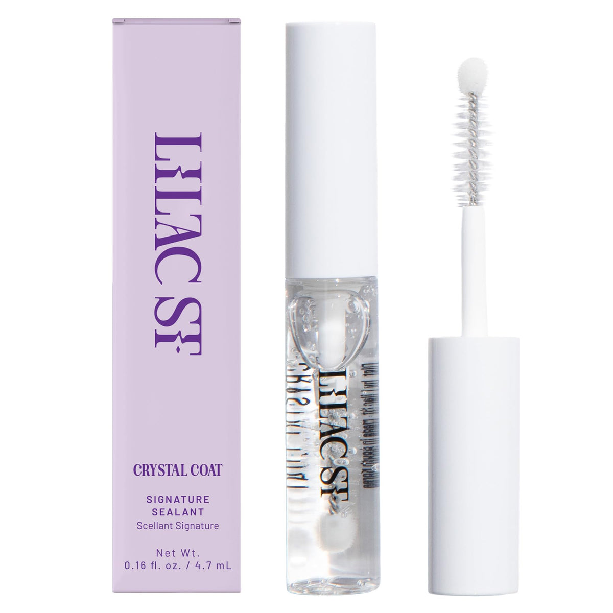 Lilac St Clear Lash Sealant for DIY Lash Extensions, Crystal Coat, 0.16floz Lilac St.