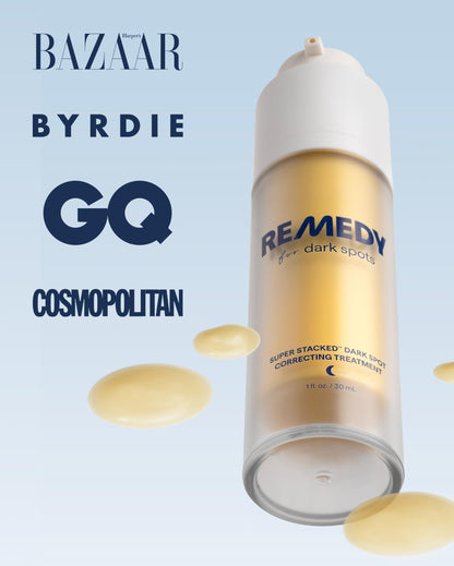 Remedy for Dark Spots | Advanced Night Treatment with Retinol & Kojic Acid | For Discoloration and Uneven Tones | With Glutathione Remedy Science