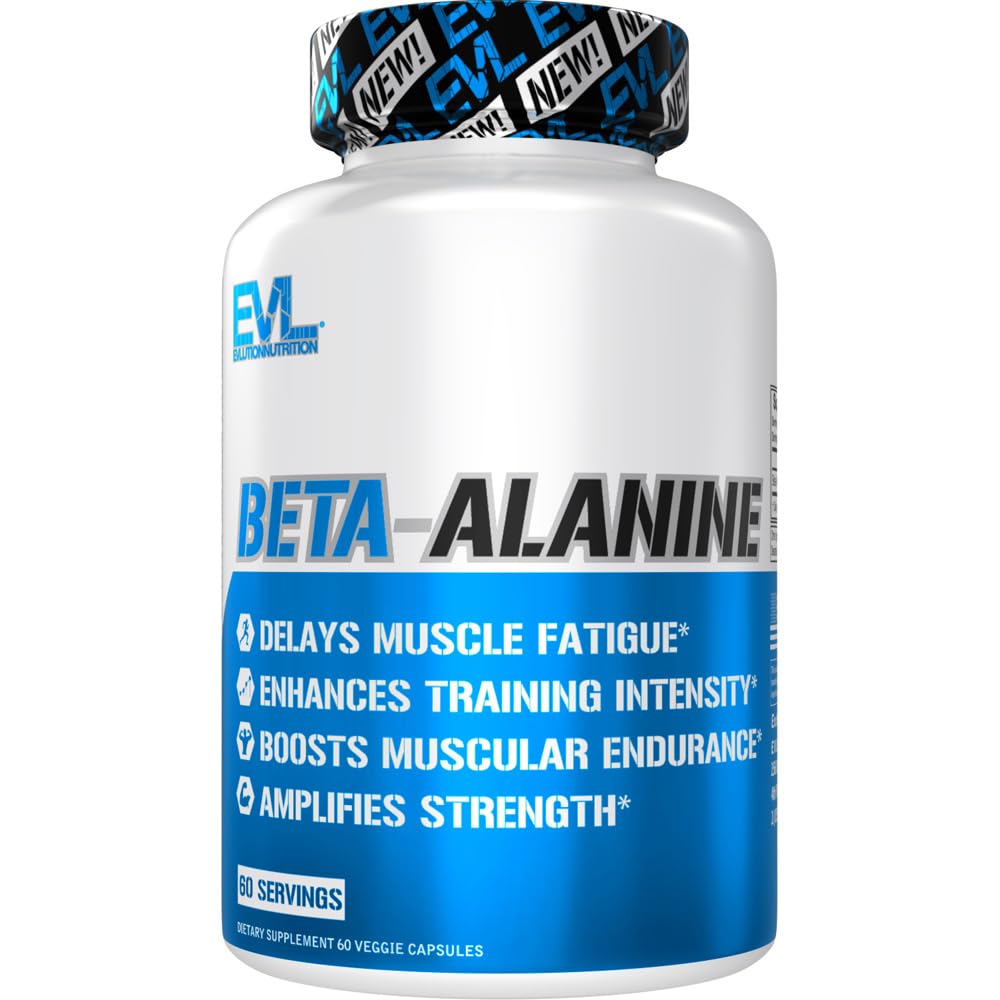 Evlution Nutrition Beta-Alanine Capsules - Enhance Training Intensity - 60 Count Beta Evlution buy australia supplements