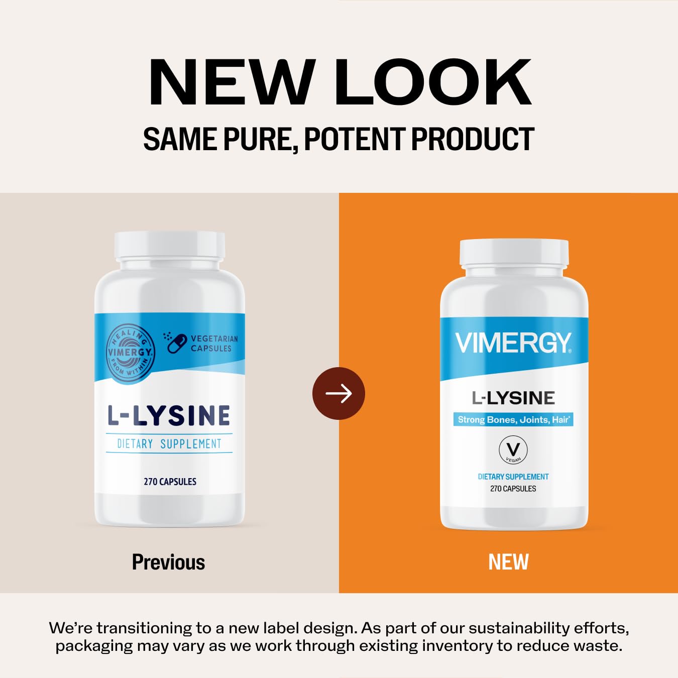 Vimergy L-Lysine – Promotes Healthy Skin, Hair & Nails* – Supports Healthy Metabolism* – Vegan, Non-GMO & Gluten-Free – 270 Capsules Vimergy buy australia supplements