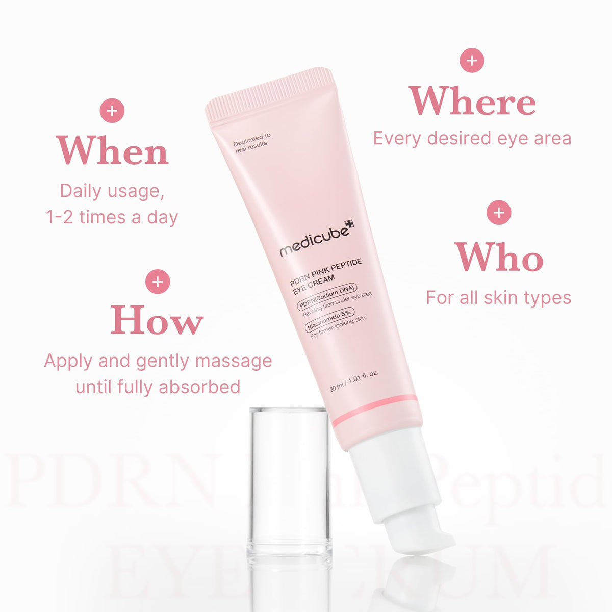 medicube Eye Serum with Salmon DNA PDRN & Pink Peptides medicube