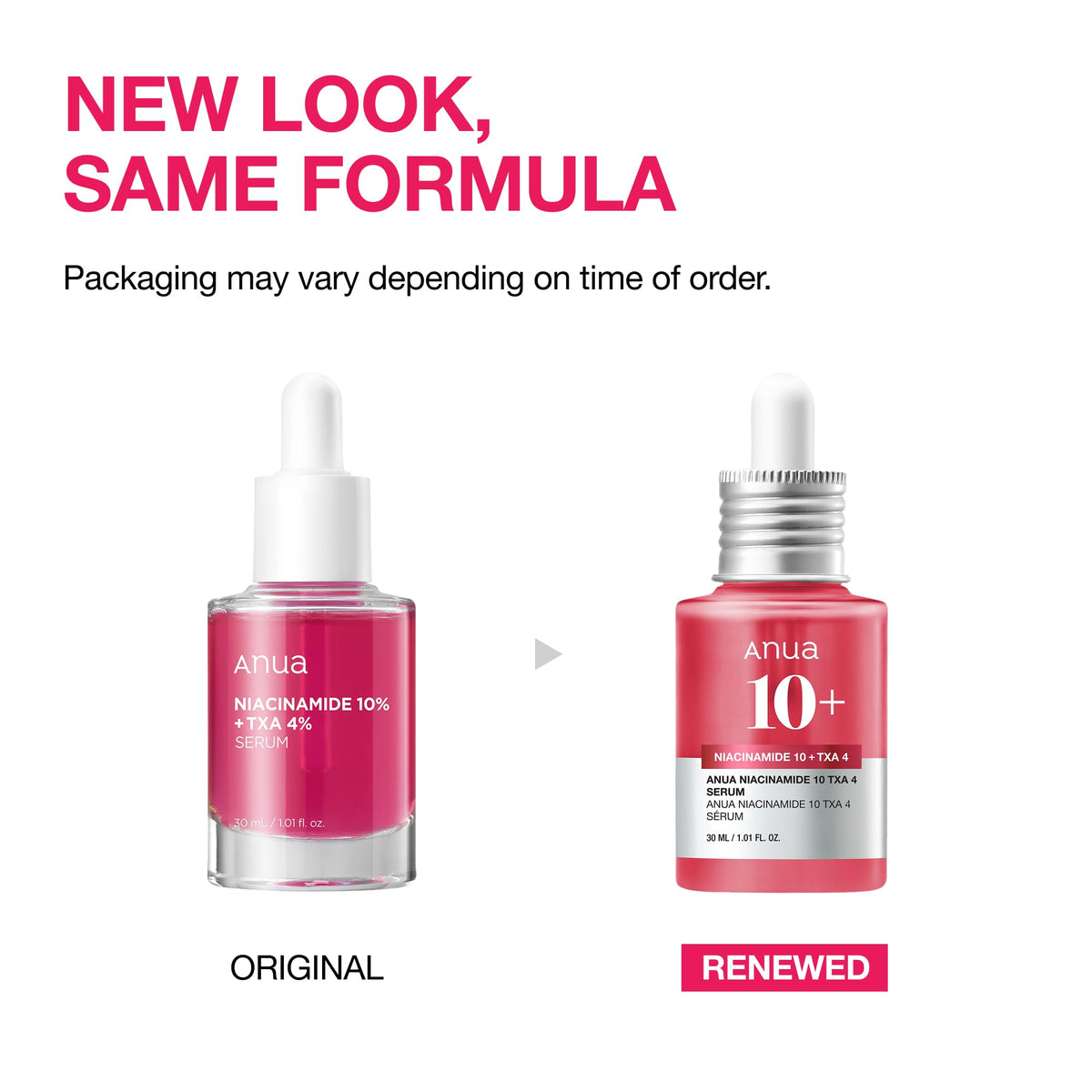 Anua Niacinamide 10 + TXA 4 Serum, Korean Skincare, 1.01 fl.oz ANUA