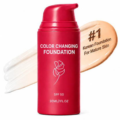 Fidyn Smoochie Color Changing Foundation: Korean foundation for Mature Skin Fidyn
