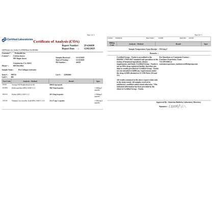 ProHealth Pro Collagen Activator Triple Third-Party Lab Tested, 120 Capsules ProHealth