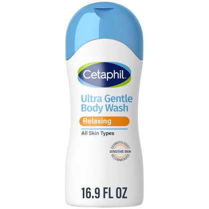 Cetaphil Ultra Gentle Refreshing Body Wash, Hypoallergenic, 16.9oz Cetaphil
