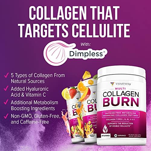 Hydrolyzed Collagen Peptides Powder for Women - Slimming Multi Collagen Burn Ultimate Vitauthority buy australia supplements