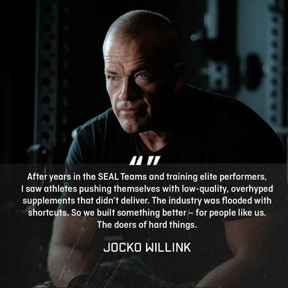 Jocko Fuel Creatine Monohydrate Stick Packs - Pure Micronized Travel Size Powders for Men & Women, Supports Muscle Growth, Strength, Recovery & Cognition, Jocko Fuel