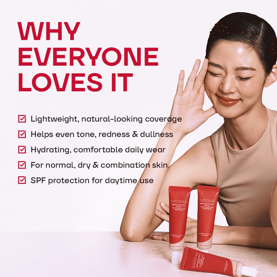 MISSHA M Perfect Cover BB Cream No.23 Natural Beige SPF 42 PA+++ 1.69 oz MISSHA
