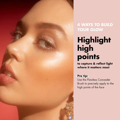 e.l.f. Halo Glow Liquid Filter, Complexion Booster For A Glowing, Soft-Focus Look, Infused With Hyaluronic Acid, Vegan & Cruelty-Free, 3 Light/Medium e.l.f.