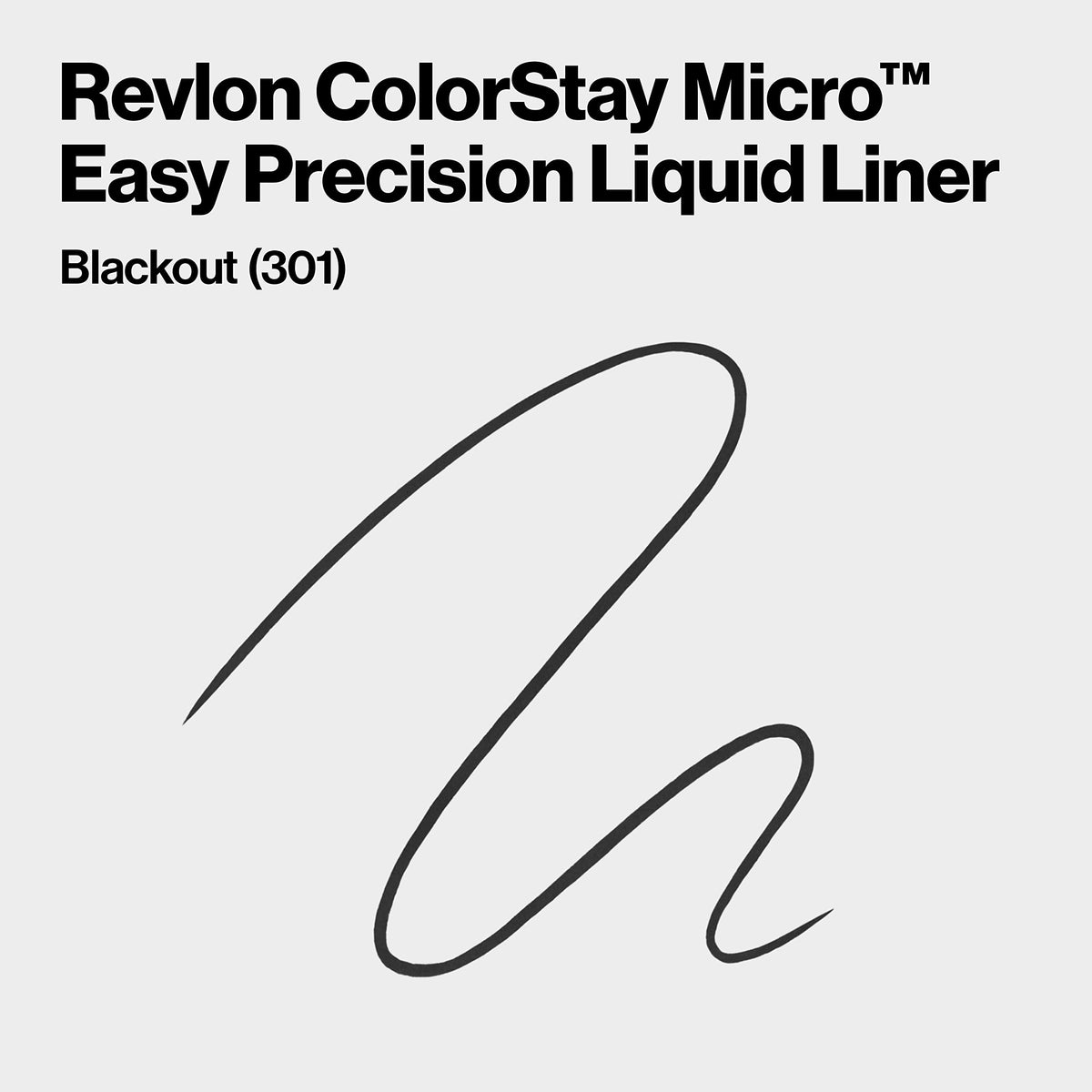 REVLON ColorStay Micro Easy Precision Liquid Liner, 301 Blackout REVLON