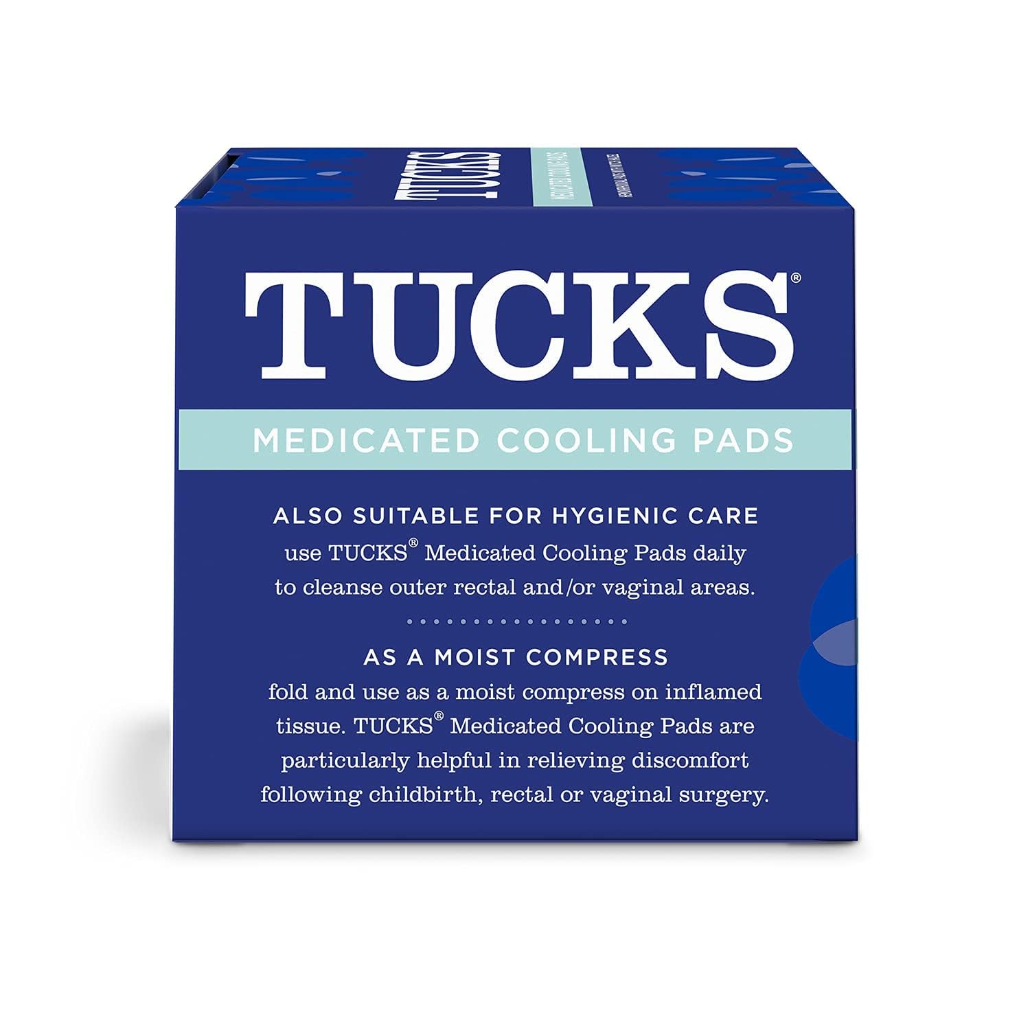 TUCKS Medicated Cooling Pads, 100 Count – Hemorrhoid Pads with Witch Hazel, Cleanses Sensitive Areas, Protects from Irritation, Hemorrhoid Treatment, Medicated Pads Used by Hospitals Gsupps Australia