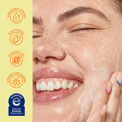 BYOMA Creamy Jelly Cleanser - Hydrating Facial Cleanser for Skin Barrier Repair -Tri-Ceramide Face Wash for Sensitive Skin & All Skin Types BYOMA