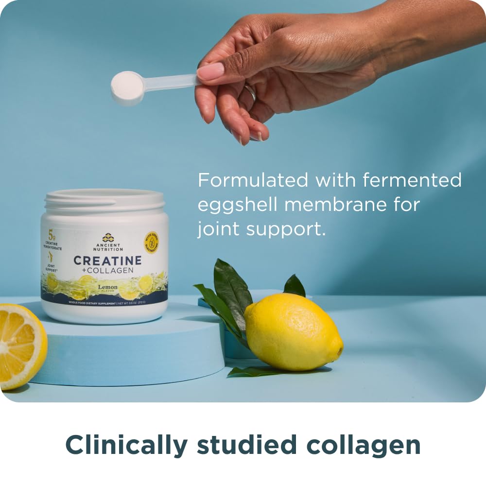 Ancient Nutrition Creatine + Collagen + Electrolytes – Muscle Strength, Lean Body Mass, Joint Comfort & Cognitive Support – Includes 5g Creatine Monohydrate for Women Ancient Nutrition buy australia supplements