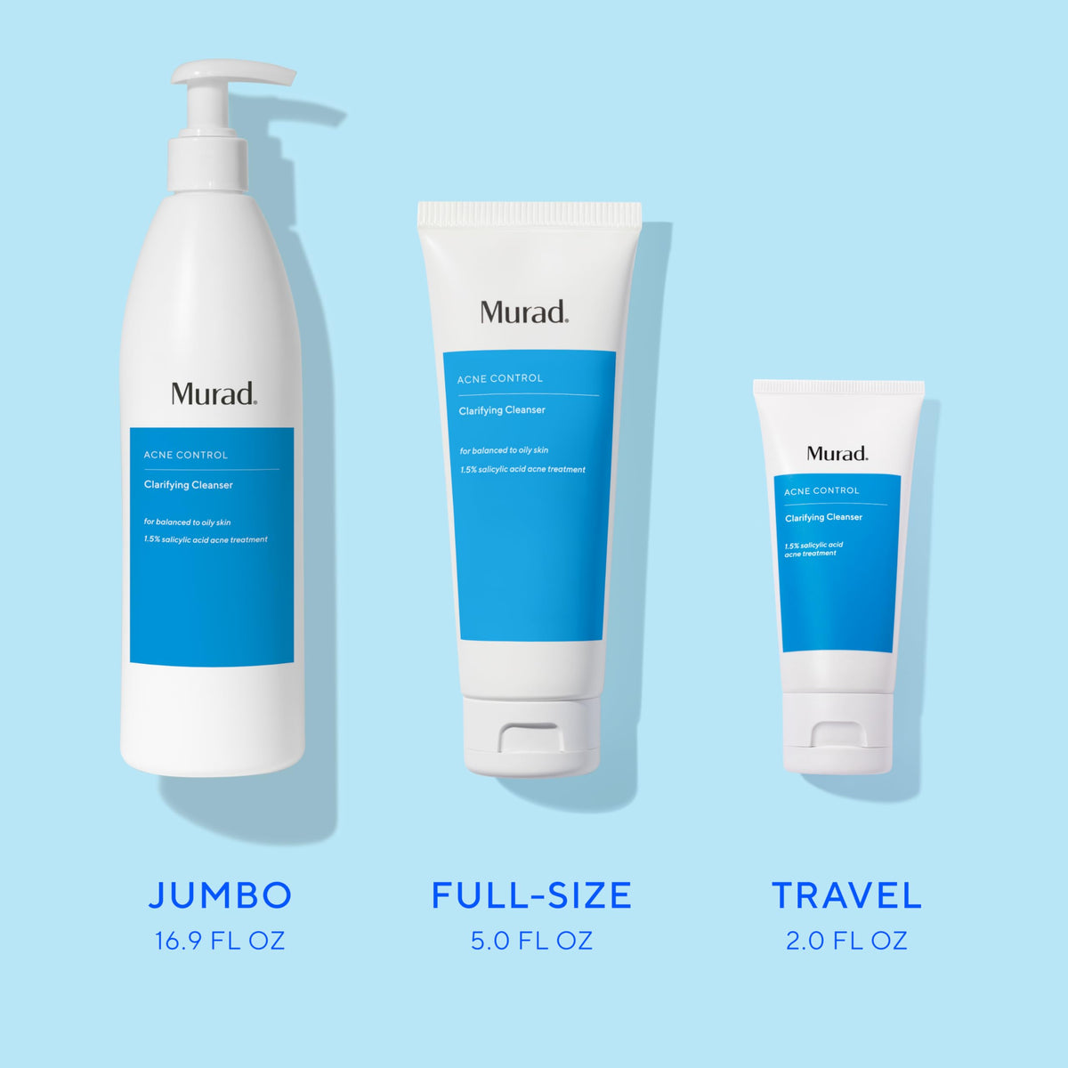 Murad Acne Control Clarifying Cleanser - Salicylic Acid - 5 Fl Oz Murad