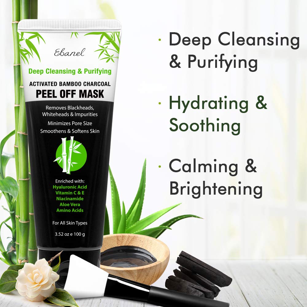 Ebanel Bundle of 15-Pack Collagen Face Mask, and Charcoal Peel Off Face Mask Ebanel buy australia supplements