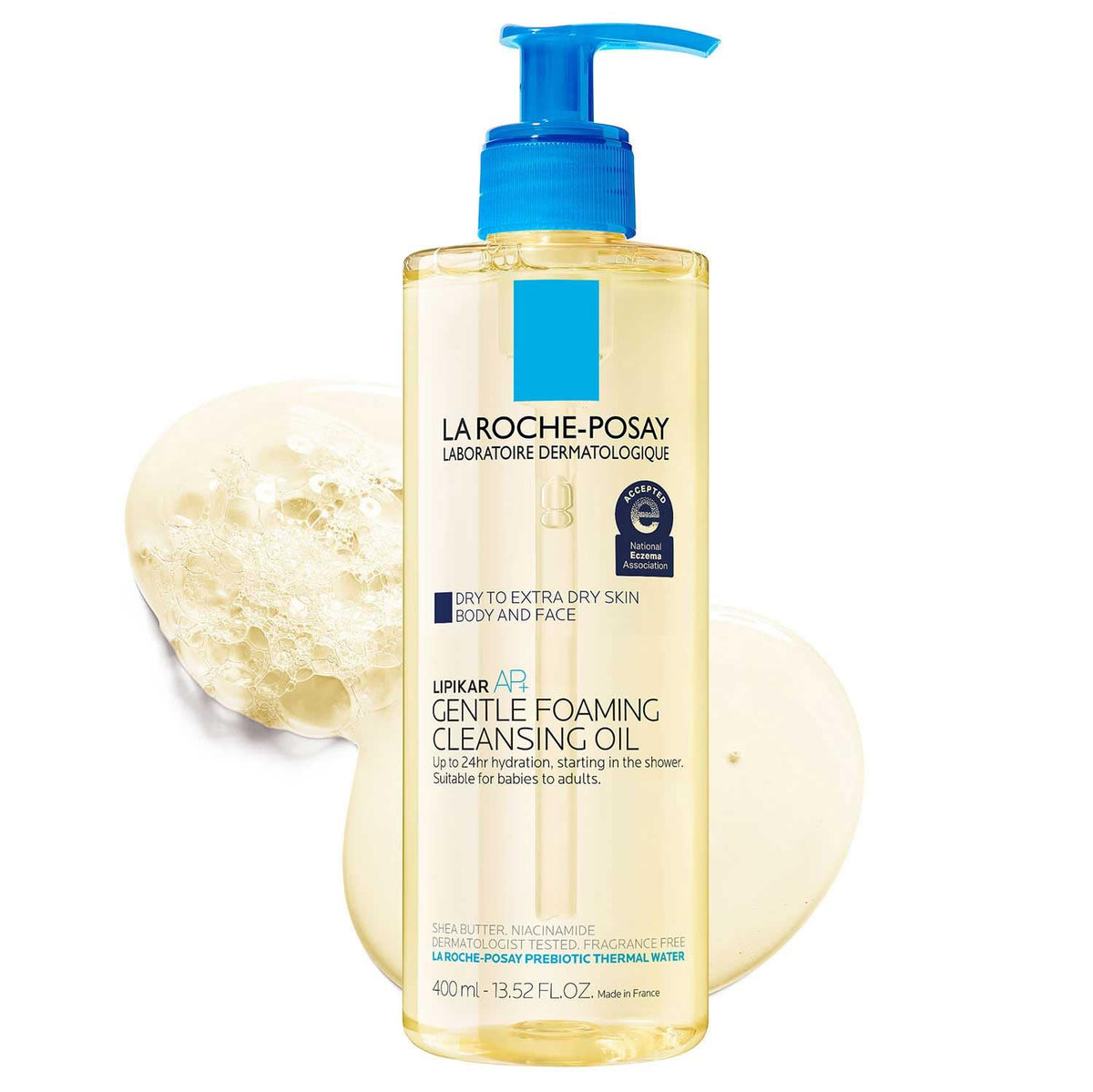 La Roche-Posay Lipikar AP+ Gentle Foaming Cleansing Oil, 13.52oz La Roche-Posay