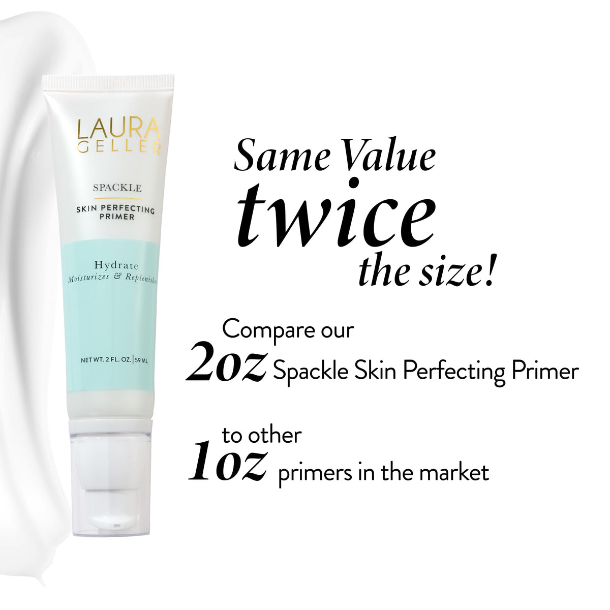 LAURA GELLER Spackle Makeup Primer - Hydrate - Super-Size 2 Fl Oz LAURA GELLER NEW YORK