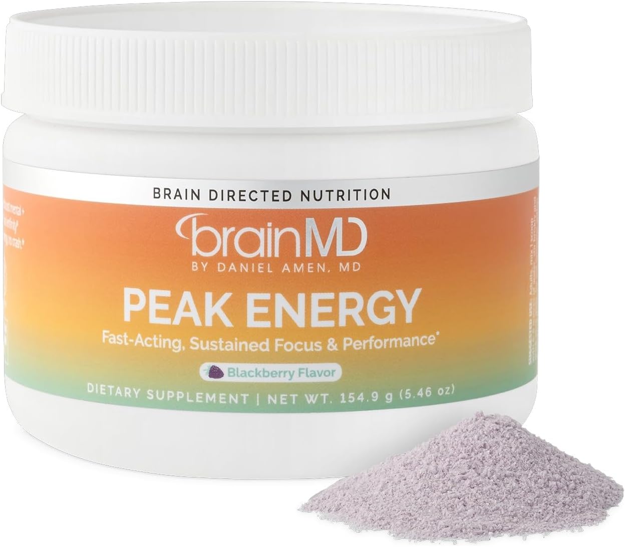BrainMD Peak Energy ATP Supplement, 30 Servings | Supports Cellular Energy Production