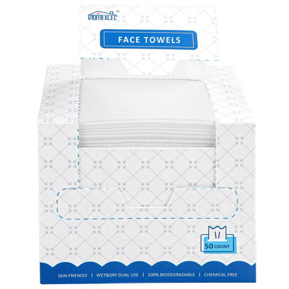 HOMEXCEL Face Towels, Disposable Face Towelette Ultra Soft & Absorbent HOMEXCEL