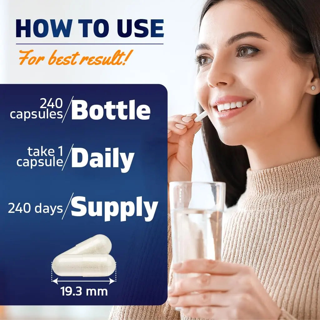Vitamatic Lithium Orotate 5mg, 240 Veggie Capsules, Non-GMO, Gluten Free. Vitamatic