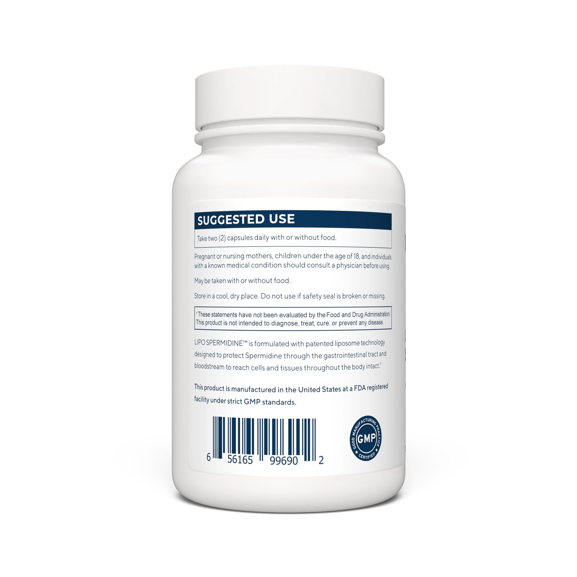Renue By Science Spermidine Supplements | Liposomal Spermidine Supplements for Women and Men | 90 Capsules - 8mg Spermidine per Serving | Non-GMO & Allergen Free | Made in The USA Third-Party Tested Renue By ScienceBuy Supplements Australia