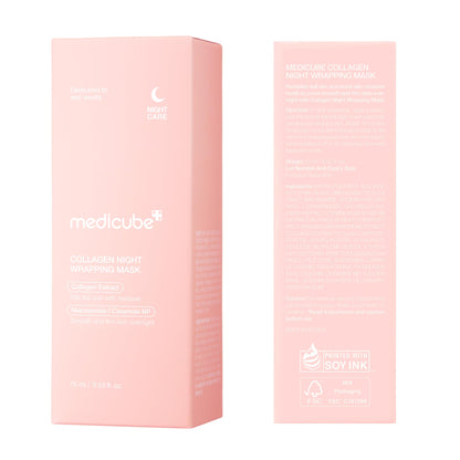 medicube Wrapping Mask Collagen - Overnight Peel Off Facial Mask medicube