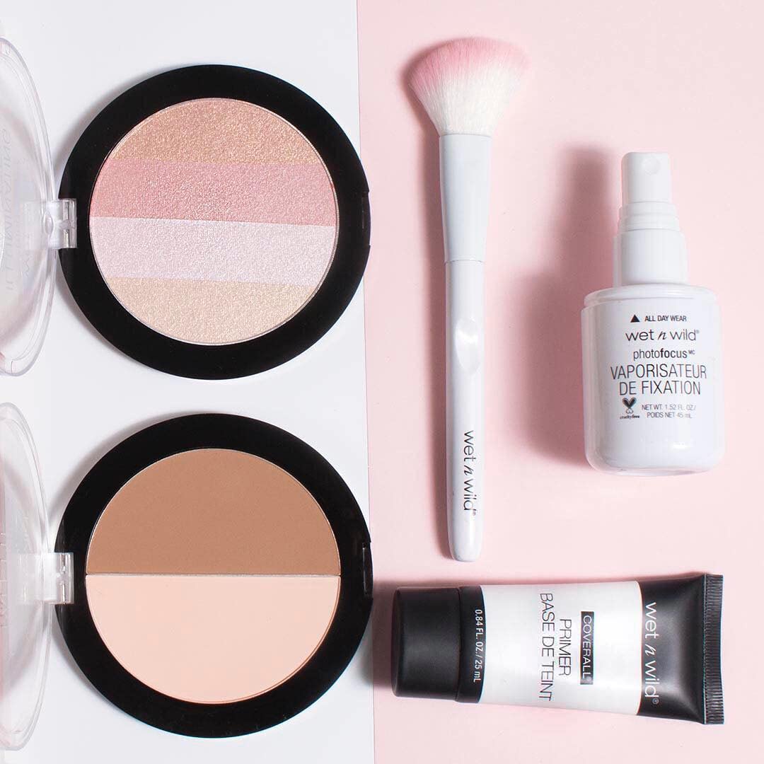 wet n wild MegaGlo Contour Palette, Dulce De Leche | Contouring Powder Face Kit | Flawlessly Sculpted Face wet n wild