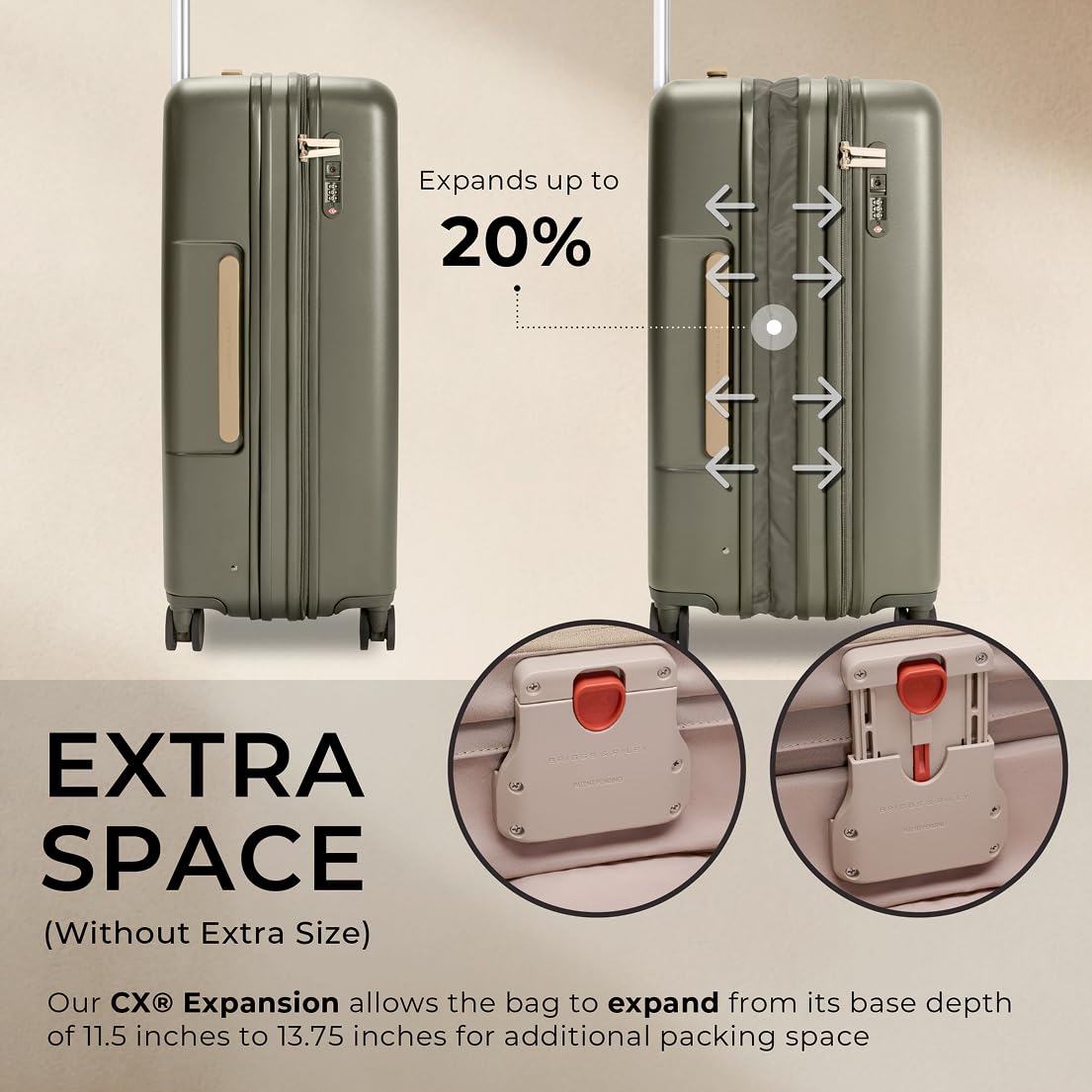 Briggs & Riley Sympatico Essential 22 Inch Carry-On Front Pocket, Navy Gsupps Australia