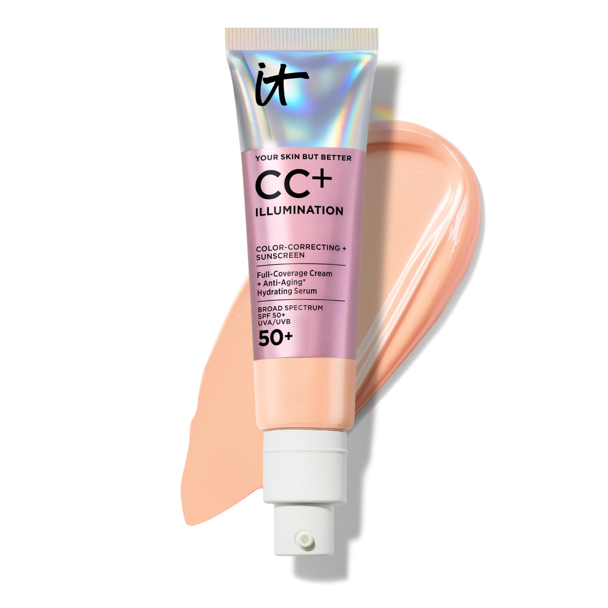 IT Cosmetics CC+ Cream Illumination SPF 50+ - Light Medium (N) - 1.08 fl oz IT Cosmetics