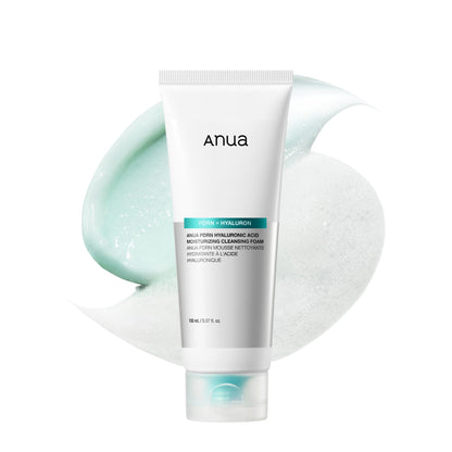 Anua PDRN Hyaluronic Acid Moisturizing Cleansing Foam, 5.07 fl oz ANUA