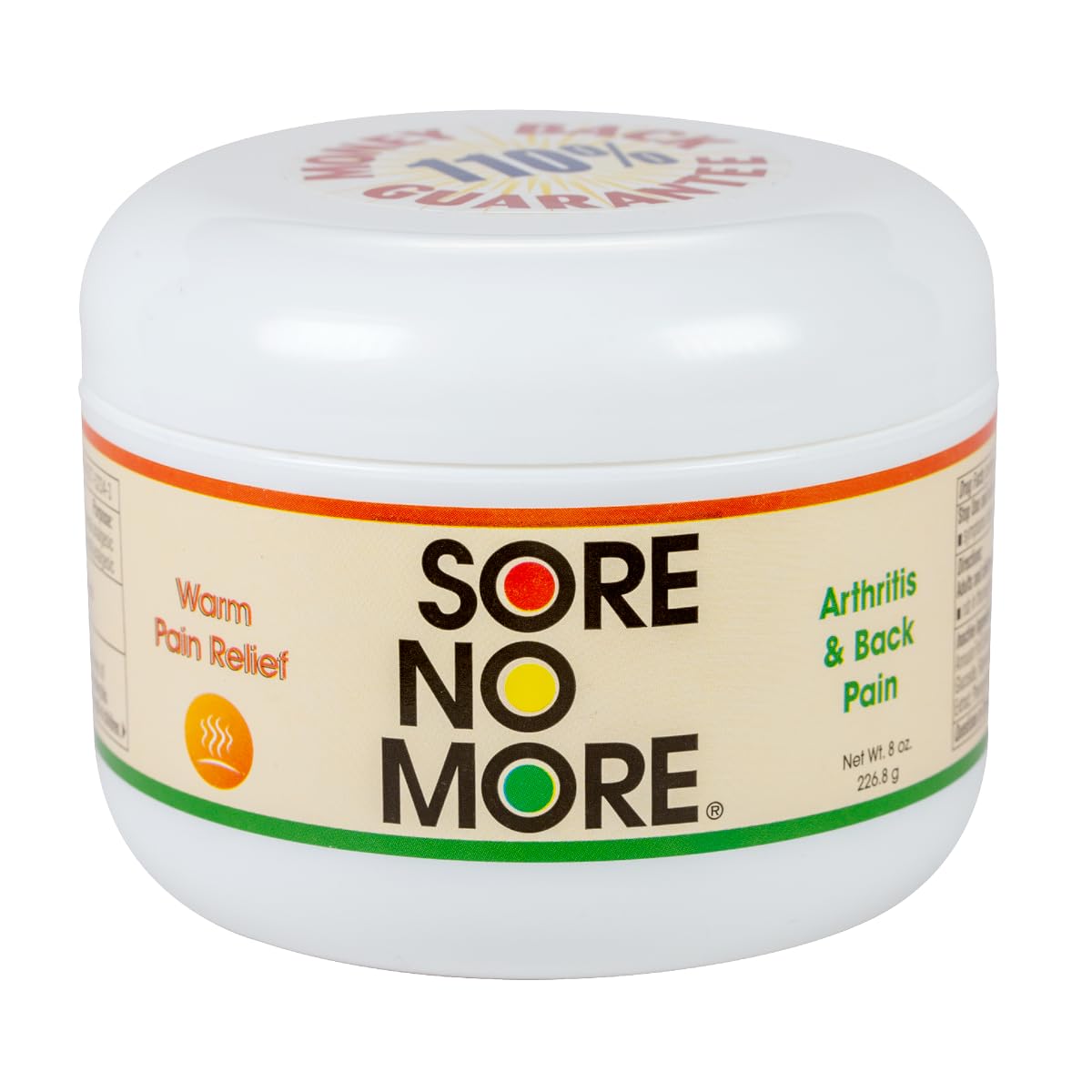 Sore No More Warm Arthritis Pain Relief Cream – Targeted Reliever for Back, Neck, Hands & Feet – Soothing & Fast-Acting Formula for Aches and Pains – Non-Greasy with Orange Aroma – 8 oz Sore No More buy australia supplements