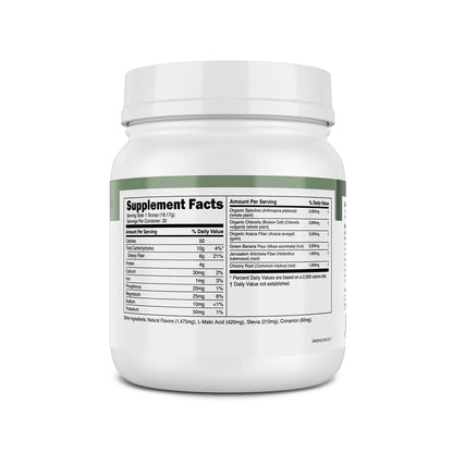 Transparent Labs Prebiotic Greens - Superfood Powder & Antioxidants Supplement with Organic Spirulina, Chloerra, Acacia, & Green Banana Powder - 30 Servings, Unflavored Transparent Labs