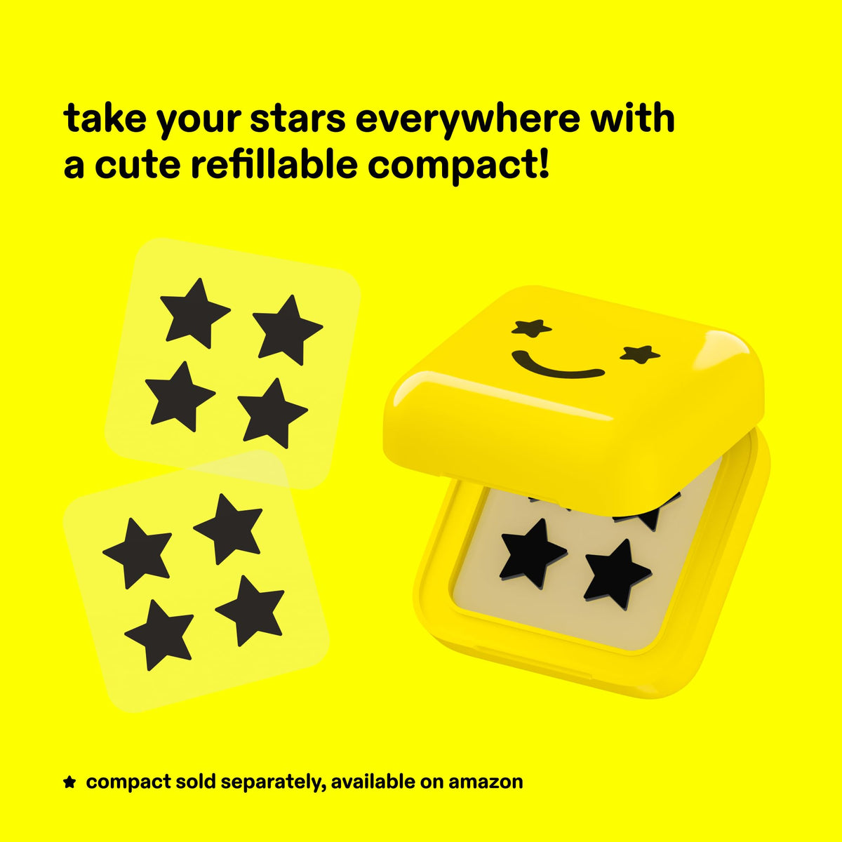 Starface Hydro-Star® Black Hydrocolloid Star-Shaped Pimple Patch, 36 ct Starface World