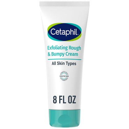 Cetaphil Rough & Bumpy Cream, 20% Urea, Gently Exfoliates, 8oz Cetaphil